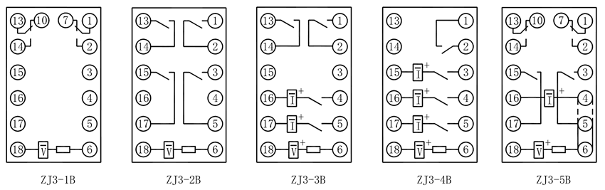 ZJ3-2B內部接線圖