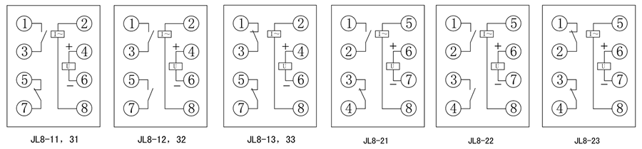 JL8-21內部接線圖