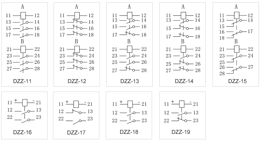 DZZ-18內部接線圖