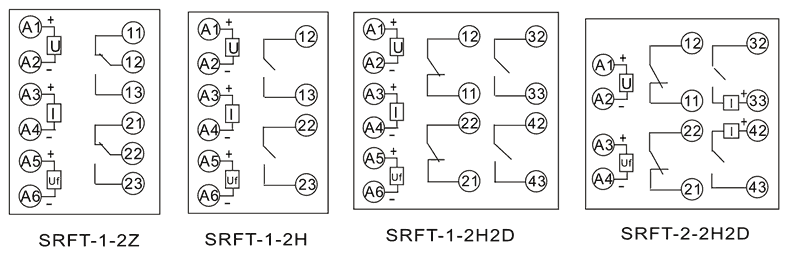 SRFT-2-2H內部接線圖