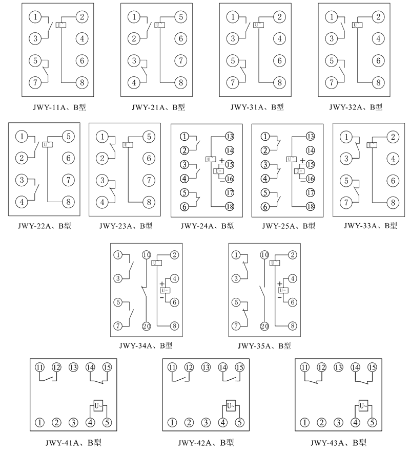 JWY-35A內部接線圖