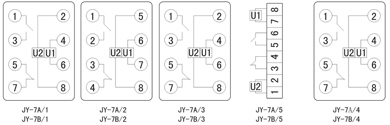 JY-7A/3內部接線圖