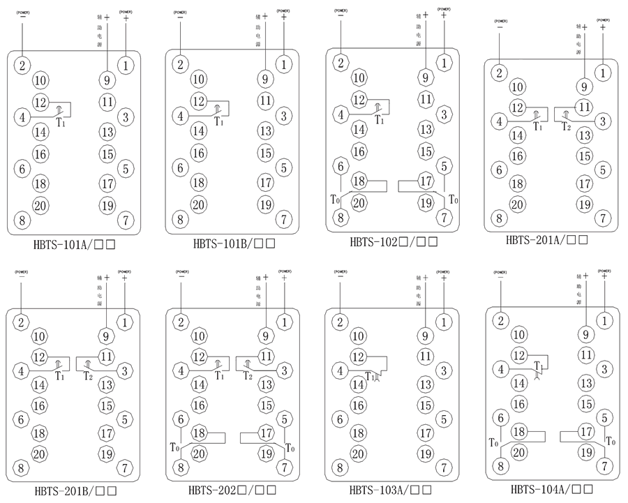 HBTS-101B/5內(nèi)部接線圖