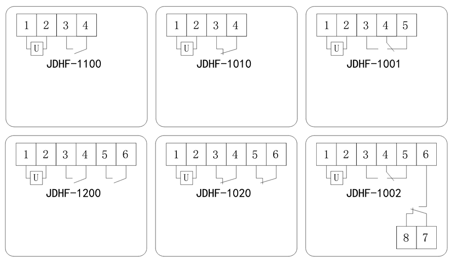 JDHF-1001內部接線圖