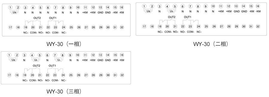 WY-31C3內部接線圖