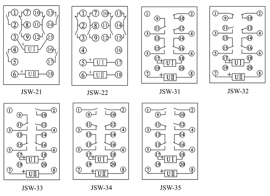 JSW-21內部接線圖